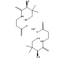 D(+)-Пантотеновой кислоты кальциевая соль