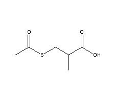 D-(-)-S-Ацетил-бета-меркаптоизомасляная кислота