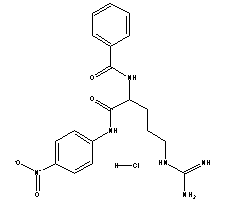N-альфа-Бензоил-DL-аргинин-п-нитроанилид гидрохлорид